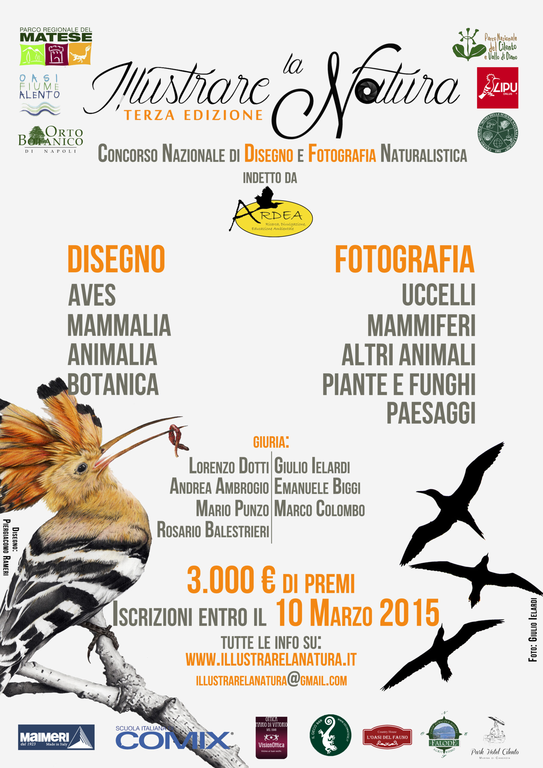 Concorso Nazionale di Disegno e Fotografia Naturalistica: Illustrare la Natura III